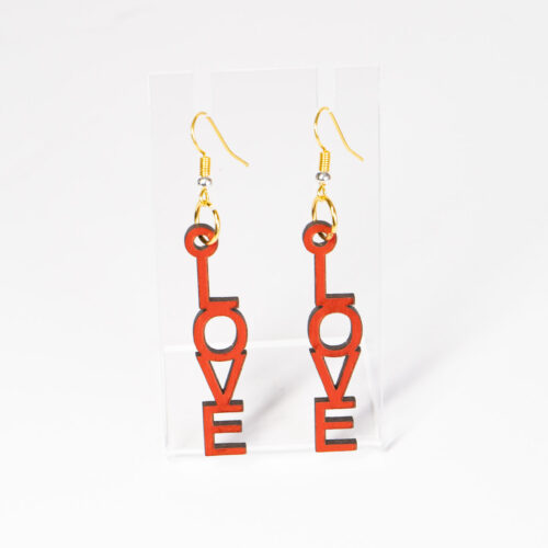 Red wooden love