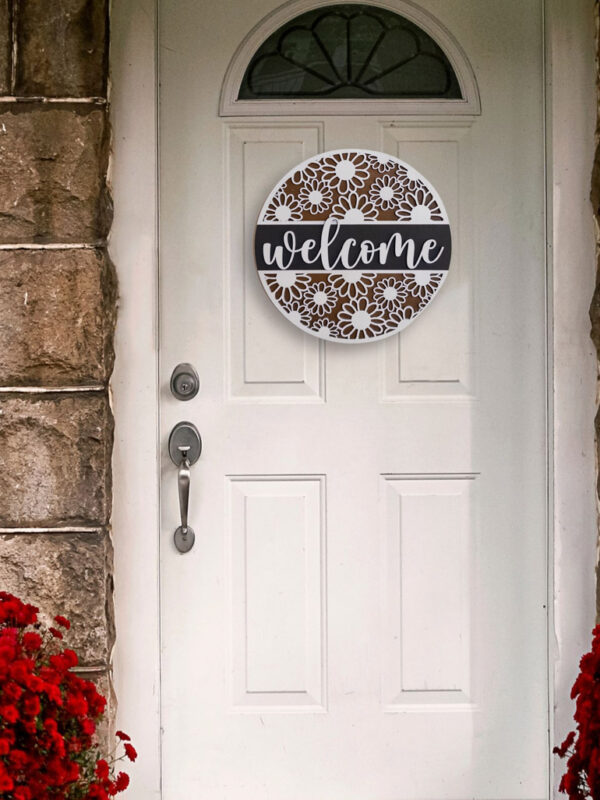 Daisy Welcome Sign 2 Daisy Welcome
