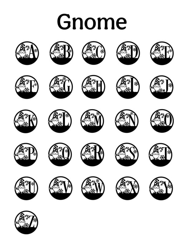 gnomes Personalized Ornaments